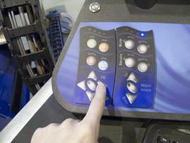 Tactile Membrane Panel Controls