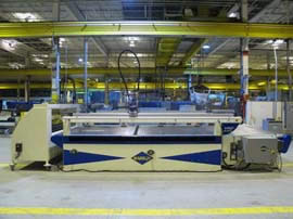 J-138 Waterjet Cutting System, view from right side