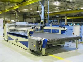 J-138 Waterjet Cutting System, view from rear right