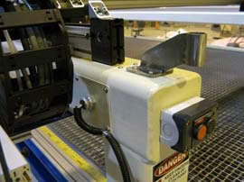 J-138 Waterjet Cutting System, Over-ride STOP and GO Buttons