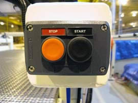 J-138 Waterjet Cutting System, Over-ride STOP and GO Buttons