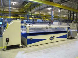 J-138 Waterjet Cutting System and pinch roller