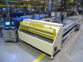 J-138 Waterjet Cutting System and pinch roller