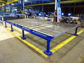 JX-7025 Waterjet Cutting System and Shuttle Table