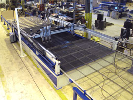 JX-7025 Waterjet Cutting System and Shuttle Tables