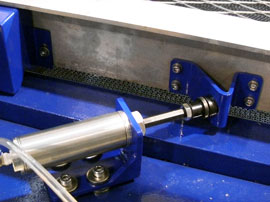 JX-7025 Waterjet Cutting System and Shuttle Table automatic loading and locking system