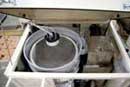 Abrasive That Is Large Enough to Be Recycled is Sent to the Dryer