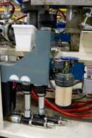The Optional Splitter Allows You to Collect Multiple Abrasive Mesh Sizes For Reuse