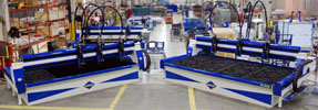 2 ZX-2546 waterjet cutting systems