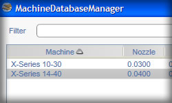 Machine Database