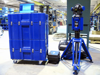 WARDJet using the Faro laser tracker