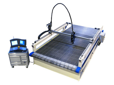 J-Series PURE Waterjet cutting machine border=