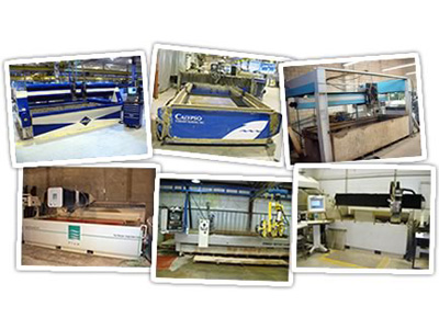 Used waterjet cutting equipment and machines