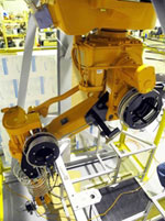 WARDJet Retrofitted this CNC 6-Axis Robot with High Pressure Water Waterjet Technology