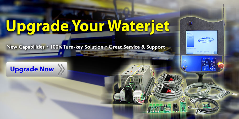 Upgrade your existing waterjet with a controller retrofit from WARDJet.